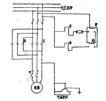 鋼絲繩電動(dòng)葫蘆電控線路圖